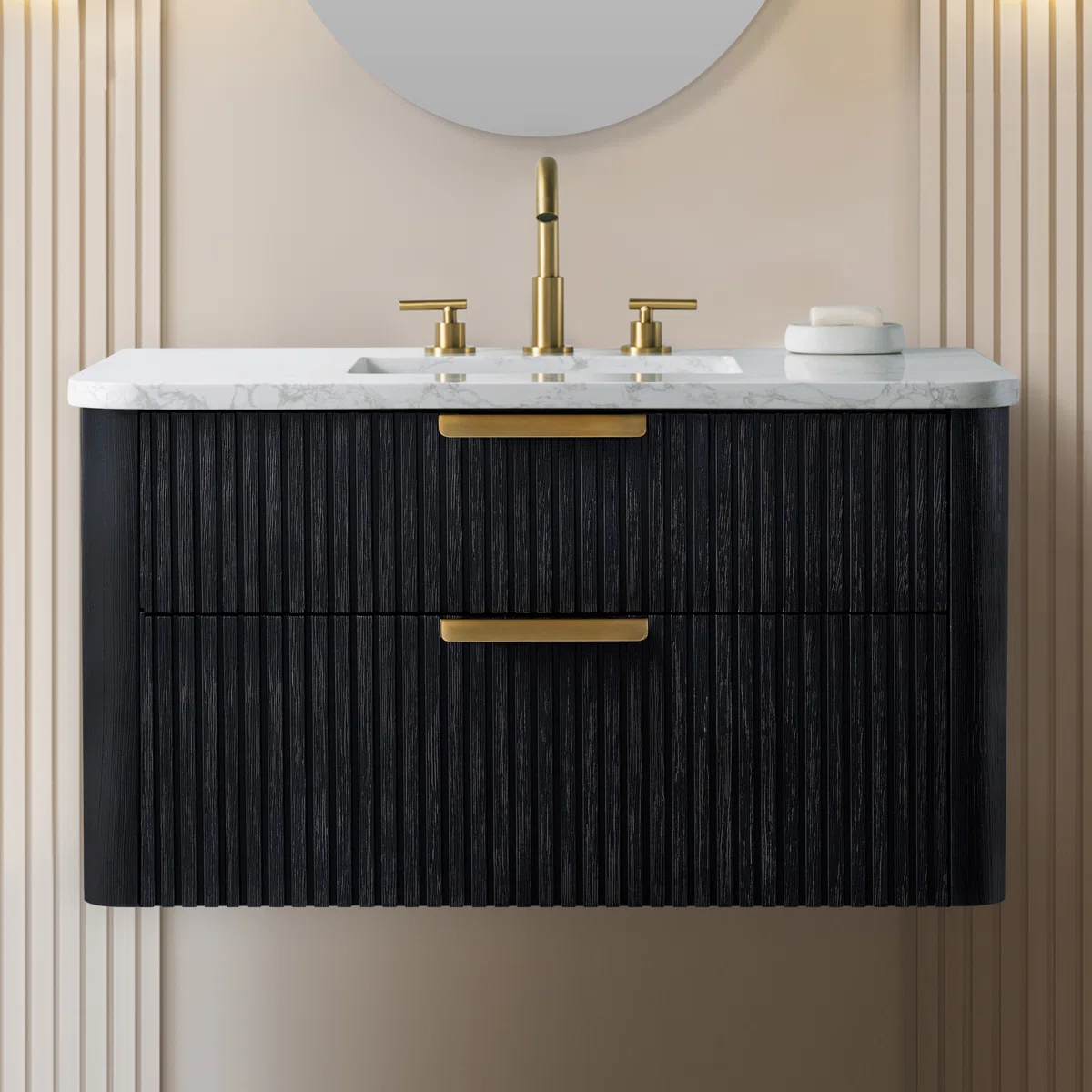 Liljan 36" Wall-Mounted Single Bathroom Vanity