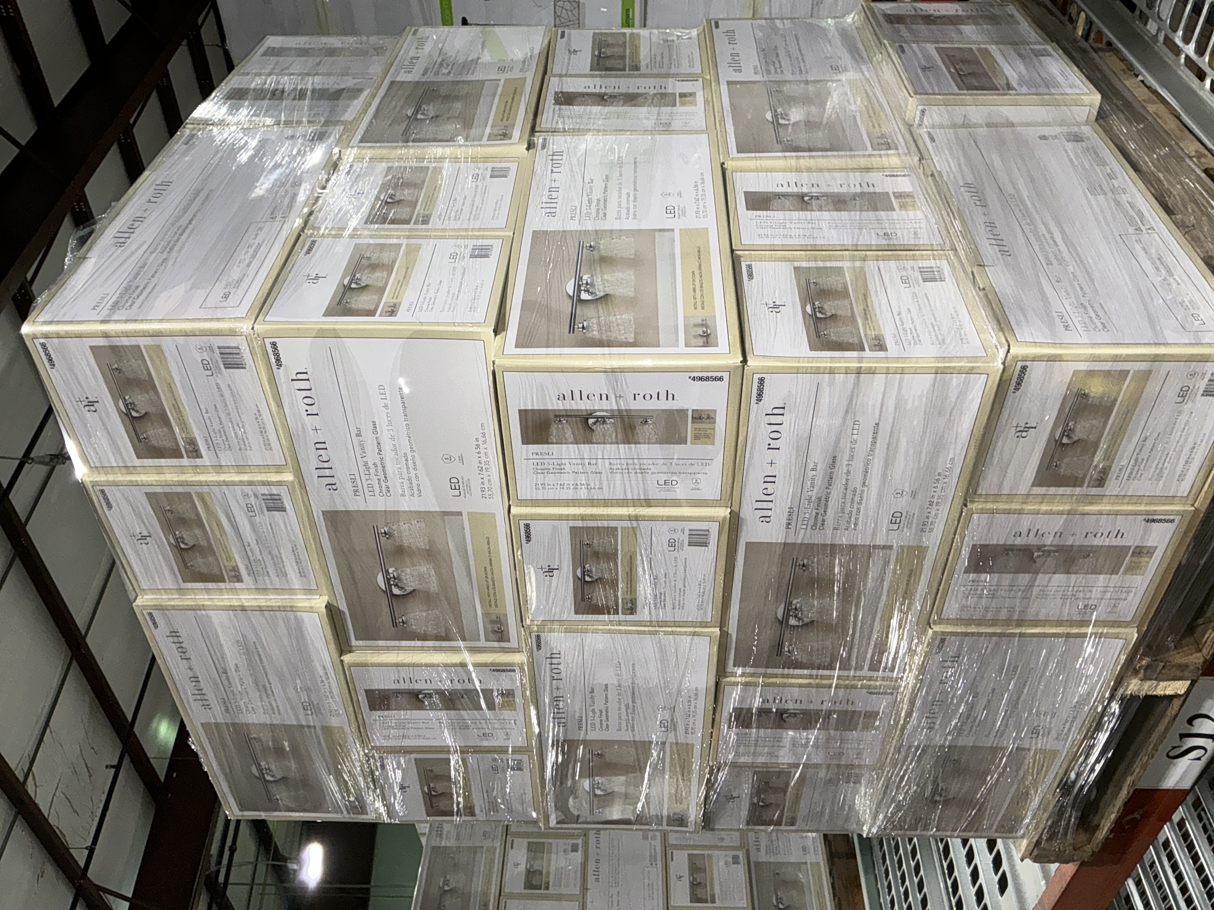 Pallet of 40  Vanity lights