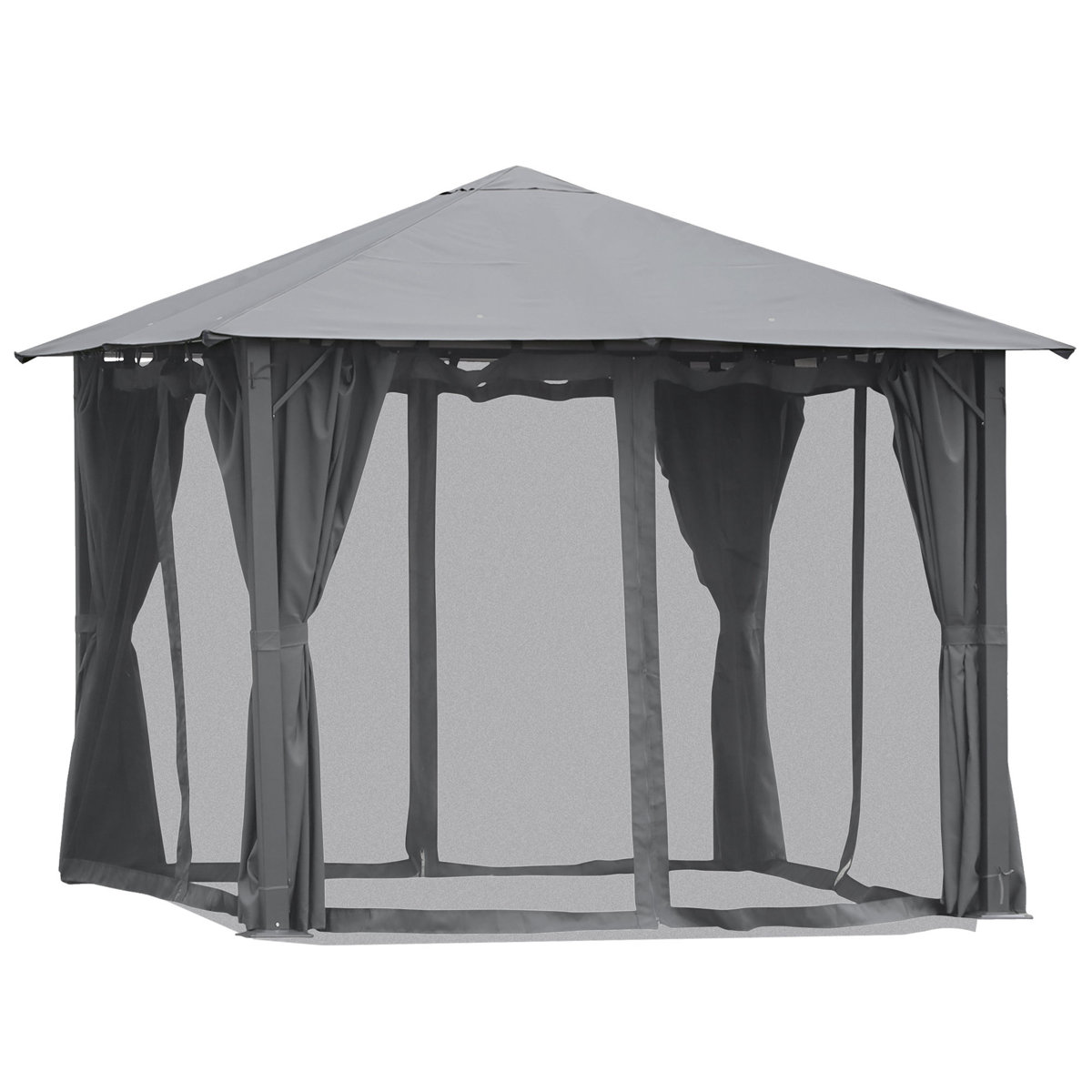 Sharoll 10 Ft. W x 10 Ft. D Metal Patio Gazebo